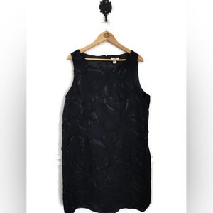 Little Black Classic Dress Ribbon Embellished Lined Any Season Plus Size 20